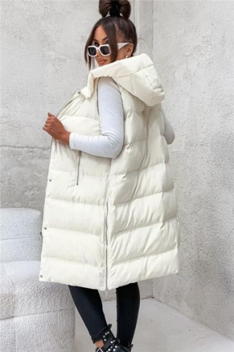 Prsluk GRENORZA WHITE, Boja: bijela, IVET.HR - MODERNA ODJEĆA