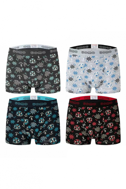 Set od četiri muške bokserice ZILFIR, Boja: višebojna, IVET.HR - MODERNA ODJEĆA