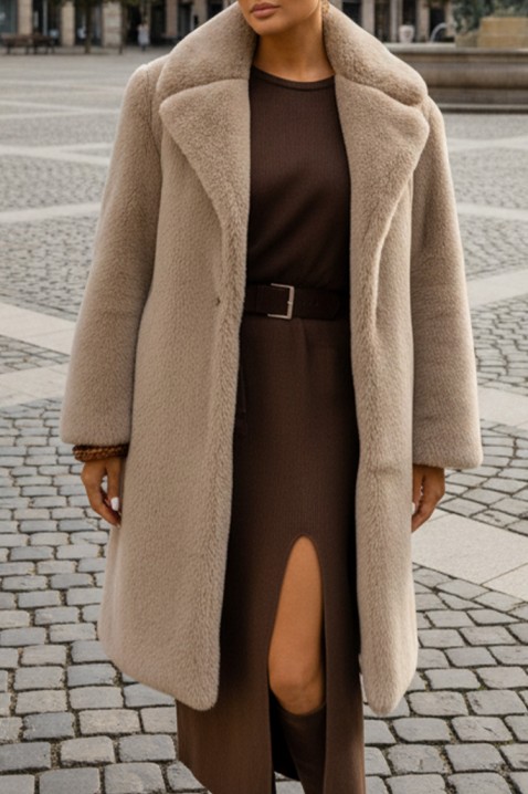 Kaput OLGANIRA BEIGE, Boja: bež, IVET.HR - MODERNA ODJEĆA