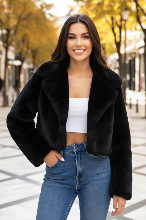 Jakna LAVIRA BLACK, Boja: crna, IVET.HR - MODERNA ODJEĆA