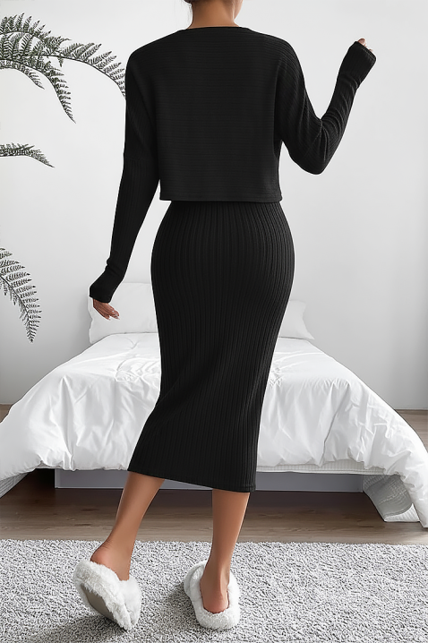 Komplet LAVRENDA BLACK, Boja: crna, IVET.HR - MODERNA ODJEĆA