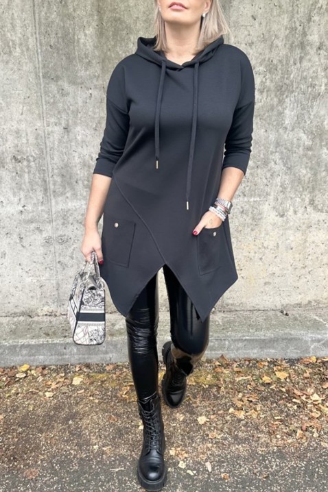 Tunika ALEZONDA BLACK, Boja: crna, IVET.HR - MODERNA ODJEĆA