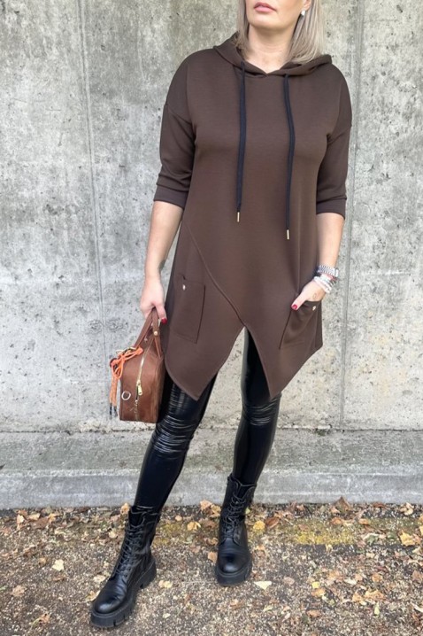 Tunika ALEZONDA BROWN, Boja: smeđa, IVET.HR - MODERNA ODJEĆA
