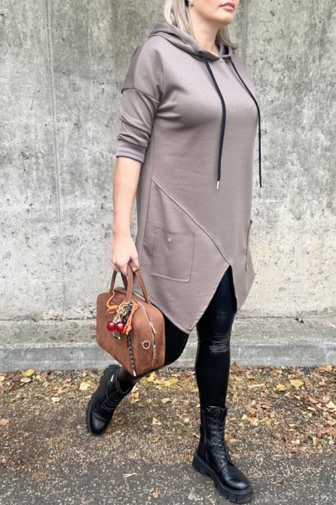 Tunika ALEZONDA MOCHA, Boja: moka, IVET.HR - MODERNA ODJEĆA