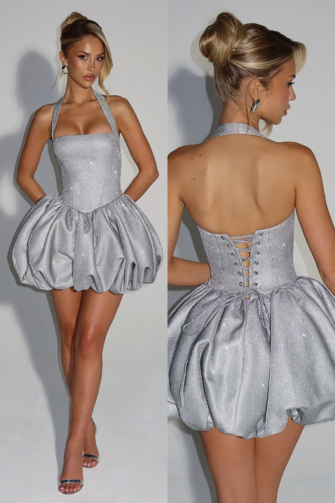 Haljina LONVINDA SILVER, Boja: srebrna, IVET.HR - MODERNA ODJEĆA