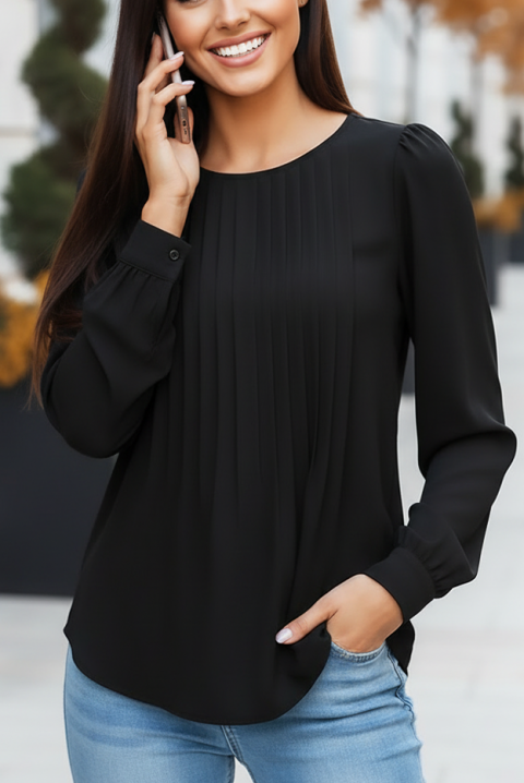 Ženska bluza TOVILDA BLACK, Boja: crna, IVET.HR - MODERNA ODJEĆA