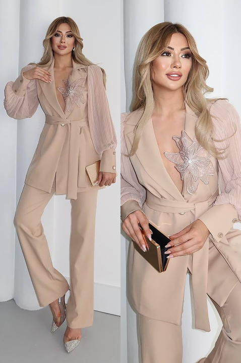 Komplet JILMERGA BEIGE, Boja: bež, IVET.HR - MODERNA ODJEĆA