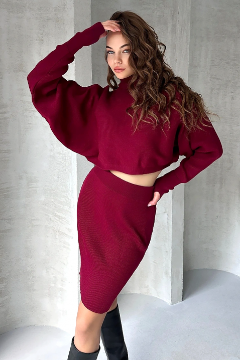 Komplet BERVILZA BORDO, Boja: bordo, IVET.HR - MODERNA ODJEĆA