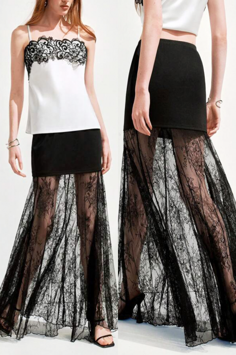 Suknja MALZANA, Boja: crna, IVET.HR - MODERNA ODJEĆA