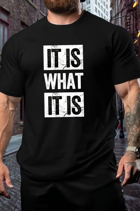 Muška majica GRITER, Boja: crna, IVET.HR - MODERNA ODJEĆA