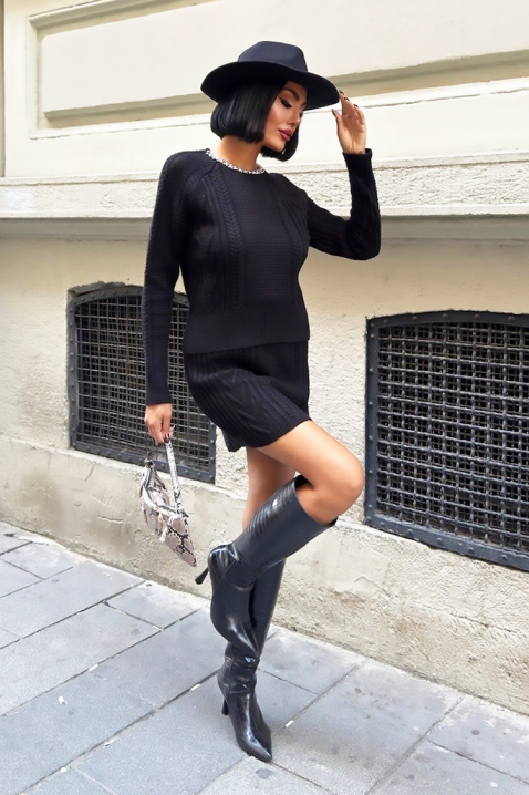 Komplet ELRONZA BLACK, Boja: crna, IVET.HR - MODERNA ODJEĆA