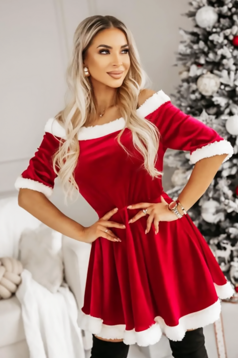 Haljina AKOLDITA, Boja: crvena, IVET.HR - MODERNA ODJEĆA