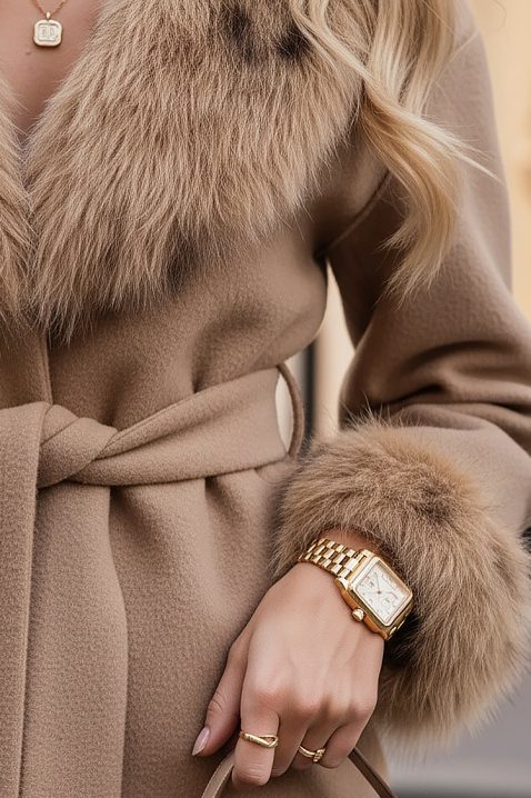 Kaput ZARKENZA BEIGE, Boja: bež, IVET.HR - MODERNA ODJEĆA