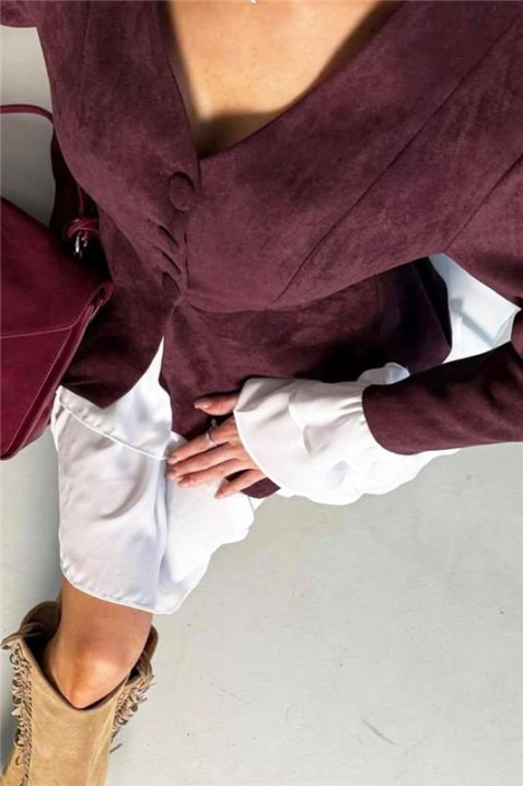 Komplet AKSIENA BORDO, Boja: bordo, IVET.HR - MODERNA ODJEĆA