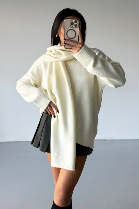 Džemper ERTILODA ECRU, Boja: drap, IVET.HR - MODERNA ODJEĆA