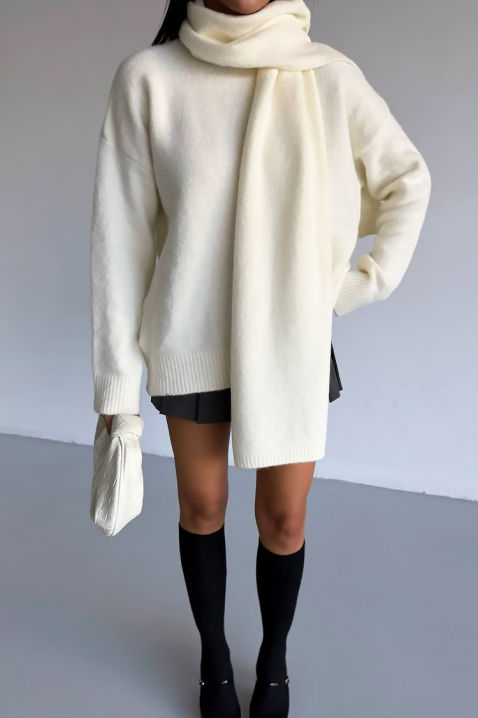 Džemper ERTILODA ECRU, Boja: drap, IVET.HR - MODERNA ODJEĆA