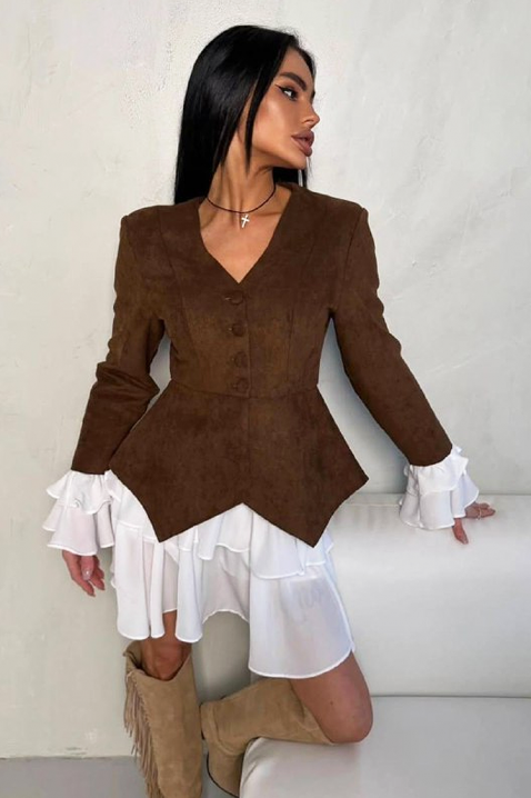 Komplet AKSIENA BROWN, Boja: smeđa, IVET.HR - MODERNA ODJEĆA