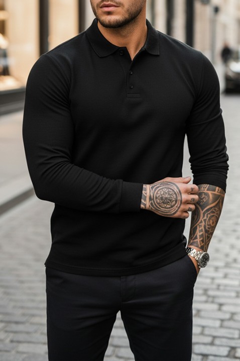 Muška bluza LEROJO BLACK, Boja: crna, IVET.HR - MODERNA ODJEĆA