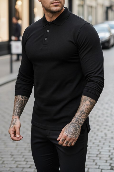 Muška bluza LEROJO BLACK, Boja: crna, IVET.HR - MODERNA ODJEĆA