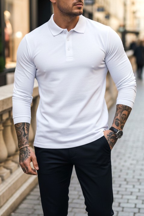 Muška bluza LEROJO WHITE, Boja: bijela, IVET.HR - MODERNA ODJEĆA