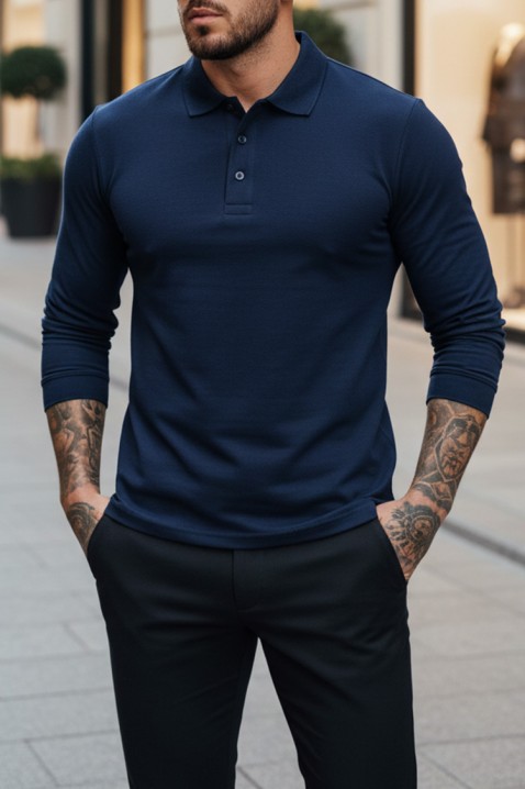 Muška bluza LEROJO NAVY, Boja: tamnoplava, IVET.HR - MODERNA ODJEĆA