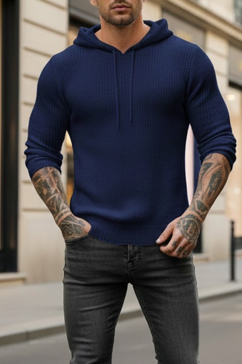 Muški džemper JEROLDO NAVY, Boja: tamnoplava, IVET.HR - MODERNA ODJEĆA