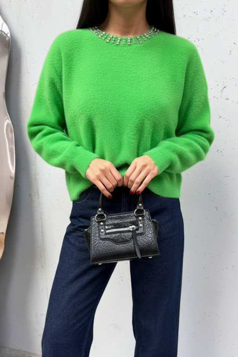 Džemper VANILANZA GREEN, Boja: zelena, IVET.HR - MODERNA ODJEĆA