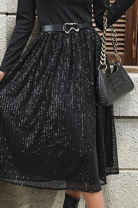 Haljina KARMELOTA, Boja: crna, IVET.HR - MODERNA ODJEĆA