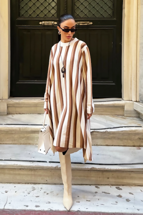 Haljina MIMONDA BEIGE, Boja: bež, IVET.HR - MODERNA ODJEĆA