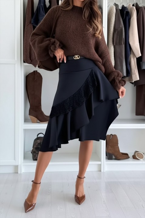 Suknja AURONZA, Boja: crna, IVET.HR - MODERNA ODJEĆA