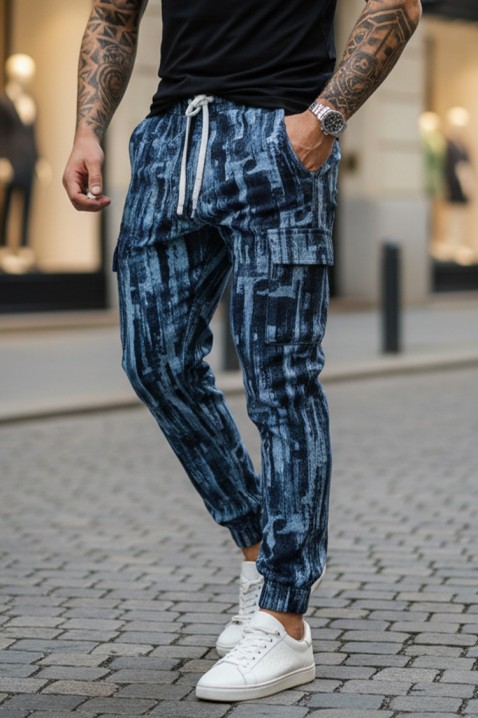 Muške hlače ZIRMEN BLUE, Boja: plava, IVET.HR - MODERNA ODJEĆA