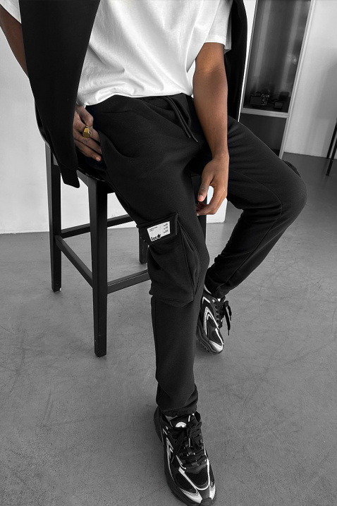 Muške hlače VOXOR BLACK, Boja: crna, IVET.HR - MODERNA ODJEĆA