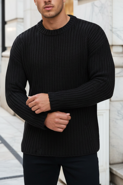 Muški džemper ROGERO, Boja: crna, IVET.HR - MODERNA ODJEĆA
