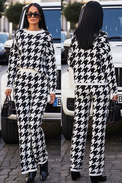 Komplet SAFORLA, Boja: crna i bijela, IVET.HR - MODERNA ODJEĆA