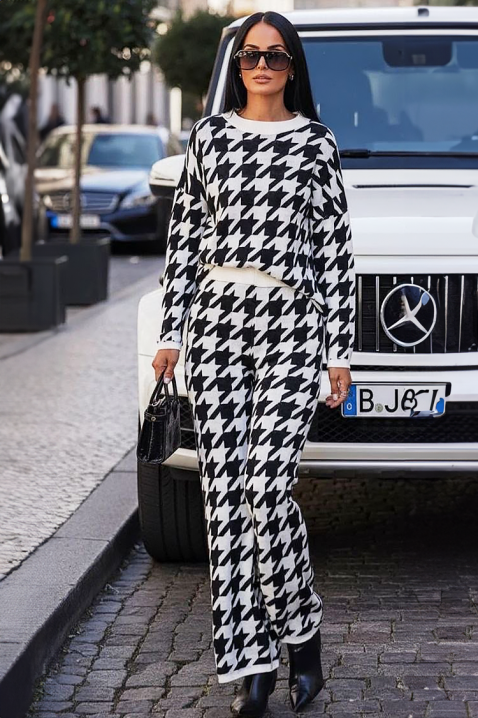 Komplet SAFORLA, Boja: crna i bijela, IVET.HR - MODERNA ODJEĆA