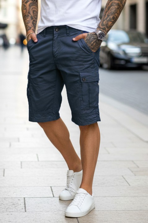 Muške kratke hlače MIRKIZ NAVY, Boja: tamnoplava, IVET.HR - MODERNA ODJEĆA