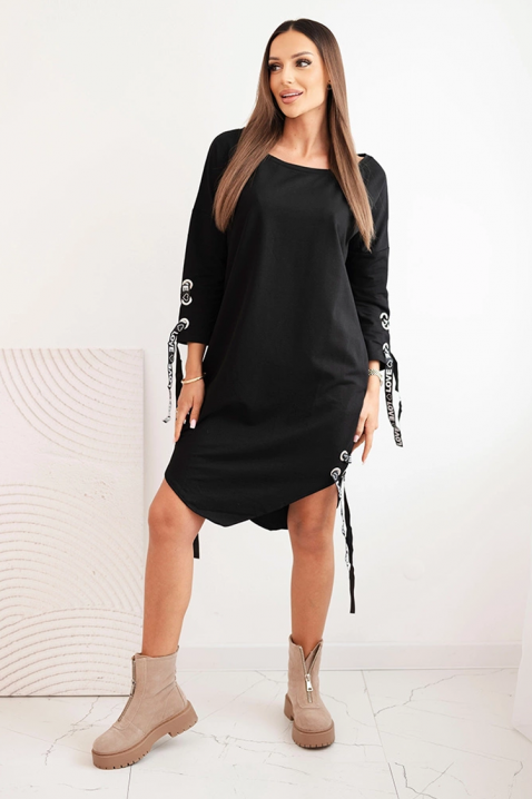 Haljina GAVERONA, Boja: crna, IVET.HR - MODERNA ODJEĆA