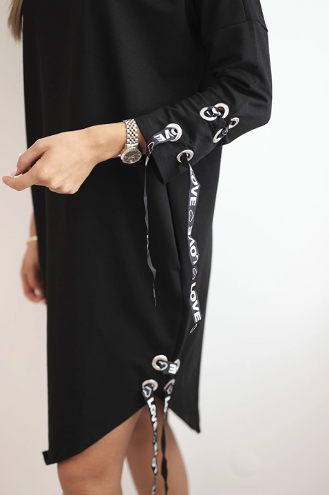 Haljina GAVERONA, Boja: crna, IVET.HR - MODERNA ODJEĆA