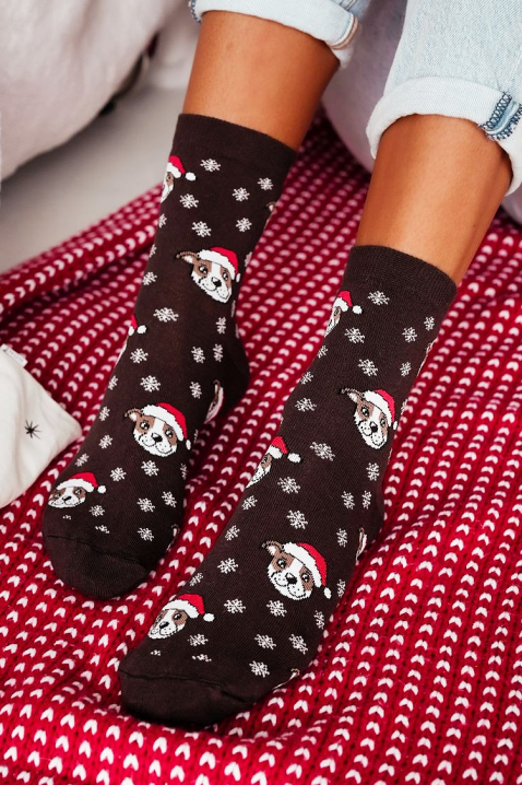 Čarape RIOPELJA BROWN, Boja: smeđa, IVET.HR - MODERNA ODJEĆA