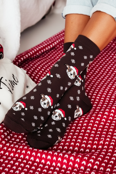 Čarape RIOPELJA BROWN, Boja: smeđa, IVET.HR - MODERNA ODJEĆA