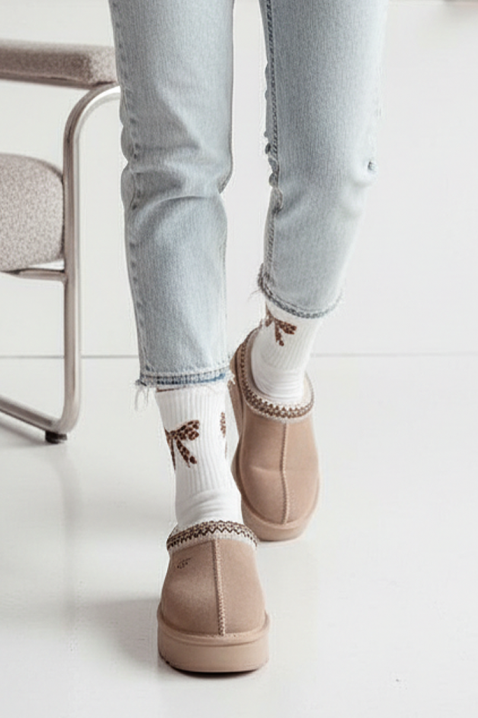 Čarape DERFIONA WHITE, Boja: bijela, IVET.HR - MODERNA ODJEĆA