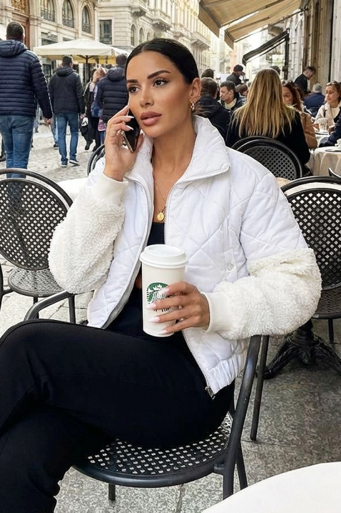 Jakna OHLANDA WHITE, Boja: bijela, IVET.HR - MODERNA ODJEĆA