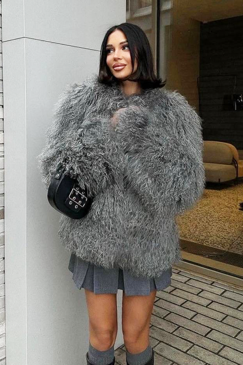 Kaput AMOGLINA, Boja: siva, IVET.HR - MODERNA ODJEĆA