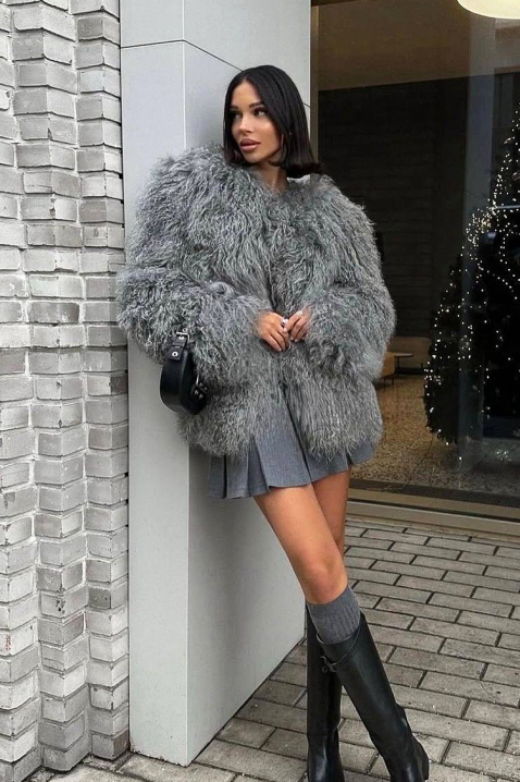 Kaput AMOGLINA, Boja: siva, IVET.HR - MODERNA ODJEĆA