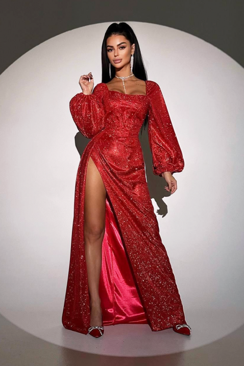 Haljina ALDIYA RED, Boja: crvena, IVET.HR - MODERNA ODJEĆA