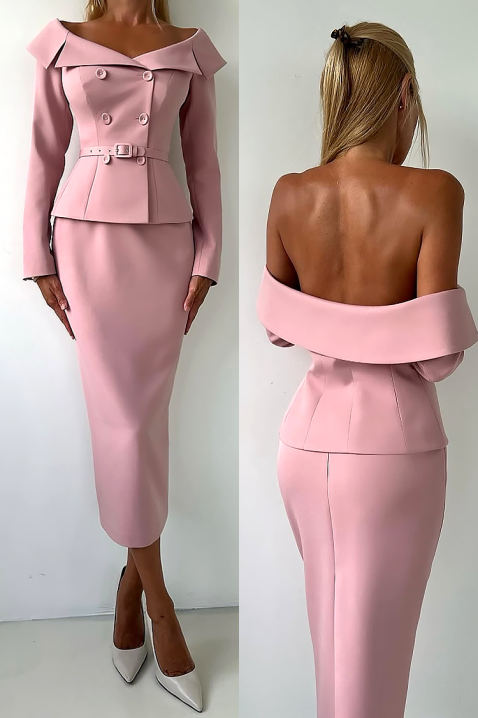 Komplet FLAMORZA, Boja: pudera, IVET.HR - MODERNA ODJEĆA