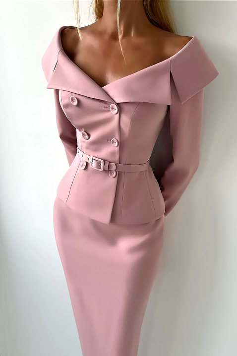 Komplet FLAMORZA, Boja: pudera, IVET.HR - MODERNA ODJEĆA