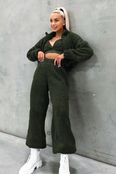 Komplet PULVENDA KHAKI, Boja: kaki, IVET.HR - MODERNA ODJEĆA