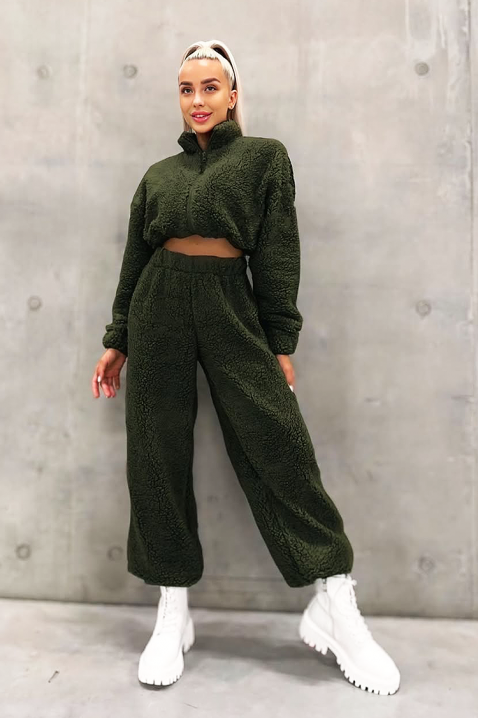 Komplet PULVENDA KHAKI, Boja: kaki, IVET.HR - MODERNA ODJEĆA