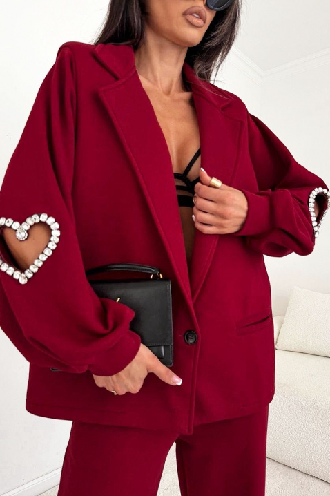 Komplet GAVIORTA, Boja: crvena, IVET.HR - MODERNA ODJEĆA